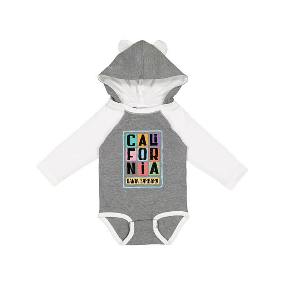 Inktastic Santa Barbara California Travel Boys or Girls Long Sleeve Baby Bodysuit