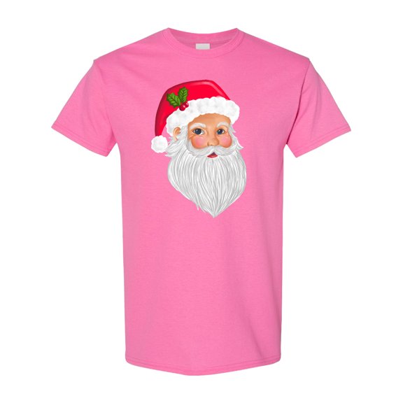 Inktastic Santa Claus Head Illustration T-Shirt
