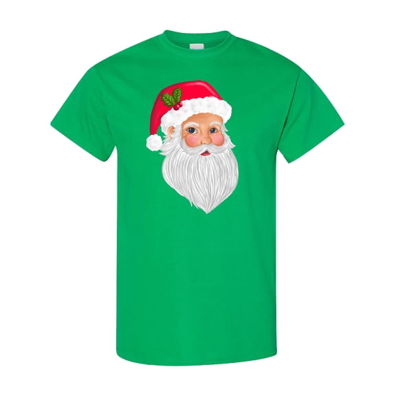 Inktastic Santa Claus Head Illustration T-Shirt