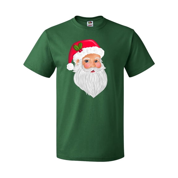 Inktastic Santa Claus Head Illustration T-Shirt
