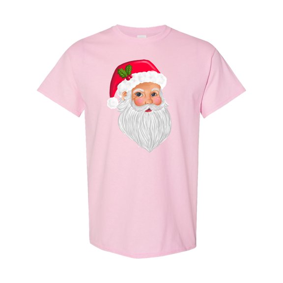 Inktastic Santa Claus Head Illustration T-Shirt