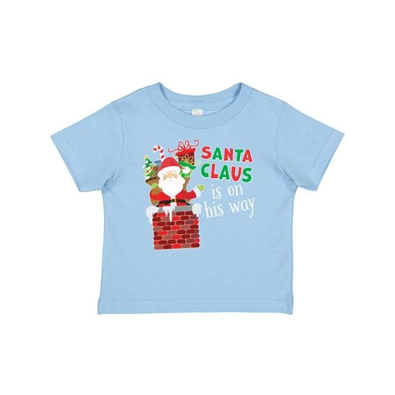Inktastic Santa Claus Is On His Way Christmas Boys or Girls Baby T-Shirt