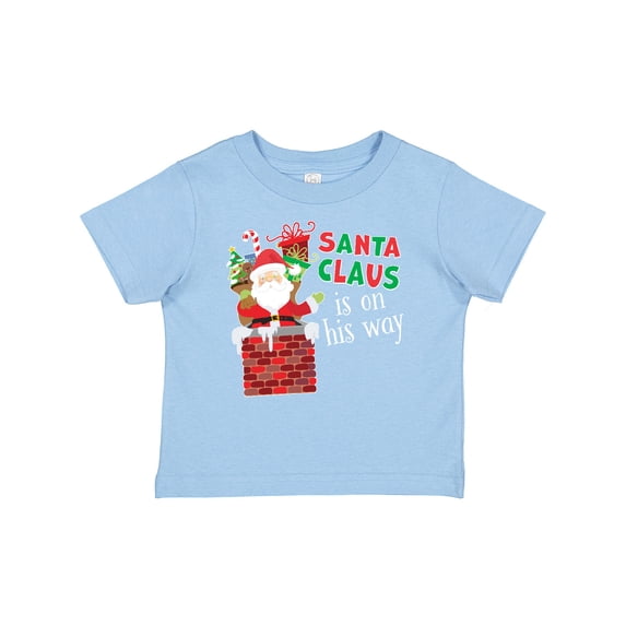 Inktastic Santa Claus Is On His Way Christmas Boys or Girls Baby T-Shirt