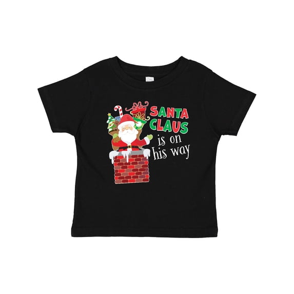 Inktastic Santa Claus Is On His Way Christmas Boys or Girls Baby T-Shirt