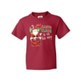 thumbnail image 1 of Inktastic Santa Claus Is On His Way Christmas Youth T-Shirt, 1 of 5