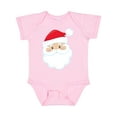 thumbnail image 1 of Inktastic Santa Claus, Smiling Santa, Red Hat, White Beard Boys or Girls Baby Bodysuit, 1 of 5