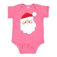 thumbnail image 1 of Inktastic Santa Claus, Smiling Santa, Red Hat, White Beard Boys or Girls Baby Bodysuit, 1 of 5