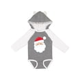 thumbnail image 1 of Inktastic Santa Claus, Smiling Santa, Red Hat, White Beard Boys or Girls Long Sleeve Baby Bodysuit, 1 of 5