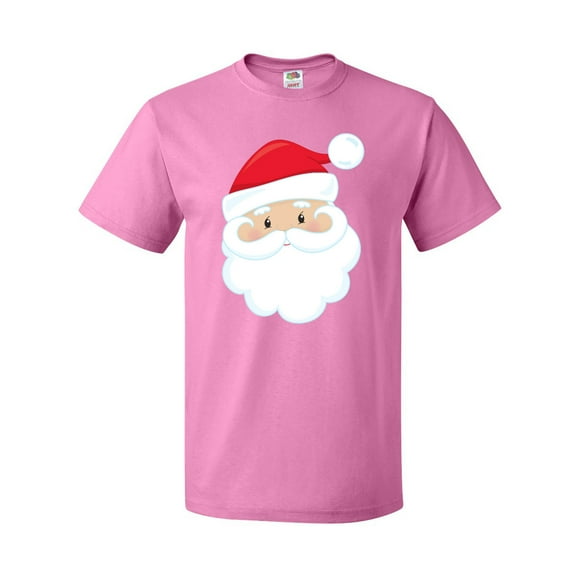Inktastic Santa Claus, Smiling Santa, Red Hat, White Beard T-Shirt