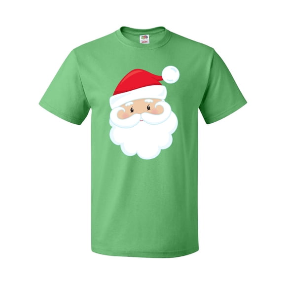 Inktastic Santa Claus, Smiling Santa, Red Hat, White Beard T-Shirt