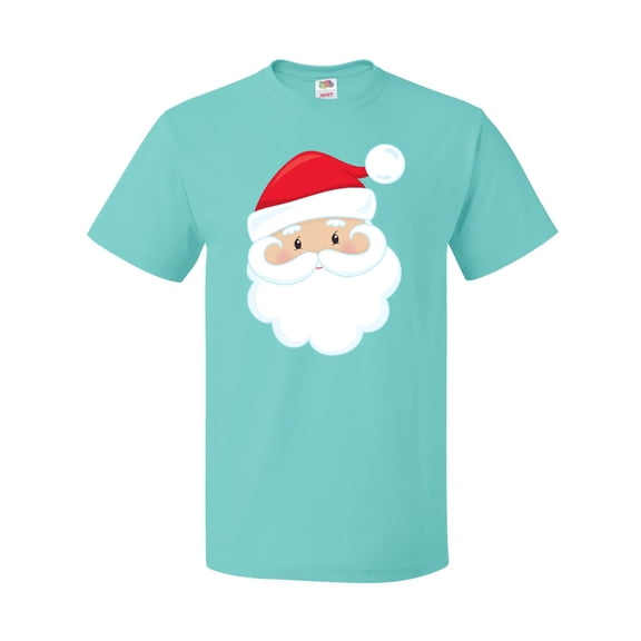 Inktastic Santa Claus, Smiling Santa, Red Hat, White Beard T-Shirt