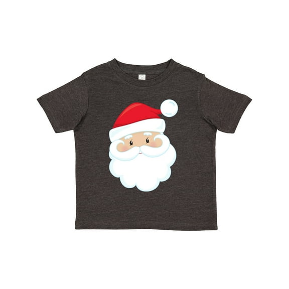 Inktastic Santa Claus, Smiling Santa, Santa Hat, Christmas Boys or Girls Toddler T-Shirt