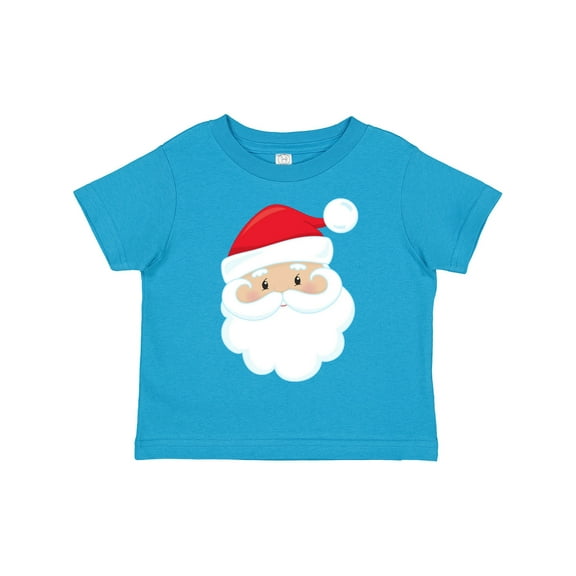 Inktastic Santa Claus, Smiling Santa, Santa Hat, Christmas Boys or Girls Toddler T-Shirt