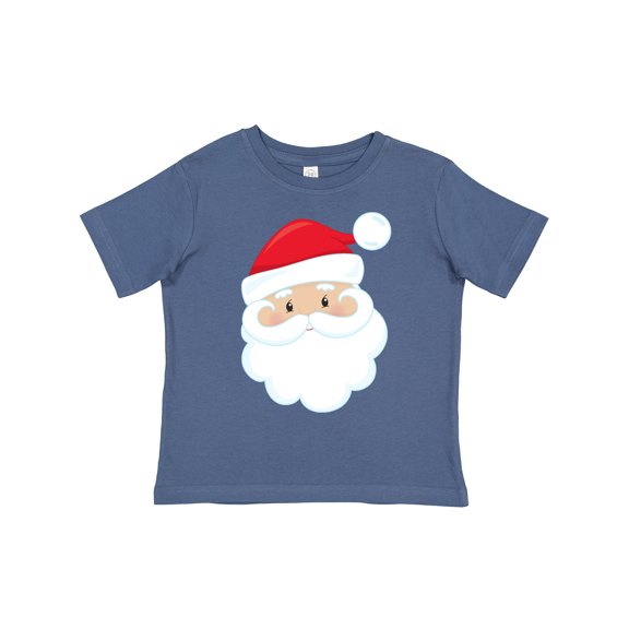 Inktastic Santa Claus, Smiling Santa, Santa Hat, Christmas Boys or Girls Toddler T-Shirt