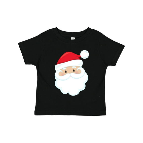 Inktastic Santa Claus, Smiling Santa, Santa Hat, Christmas Boys or Girls Toddler T-Shirt