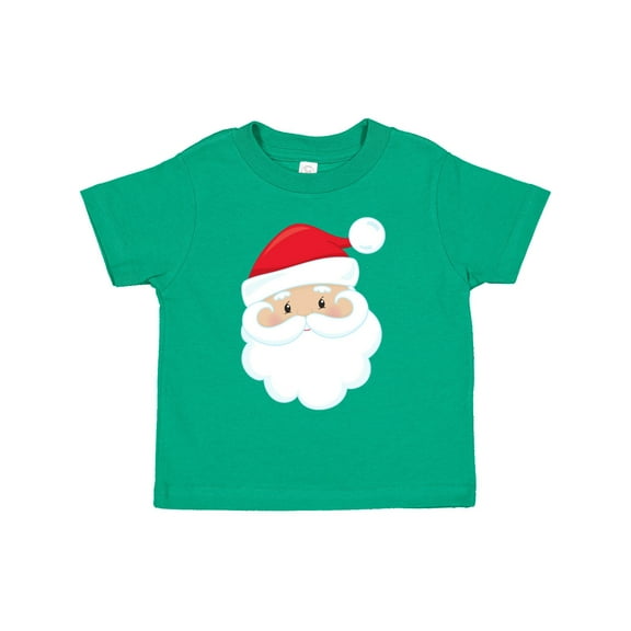 Inktastic Santa Claus, Smiling Santa, Santa Hat, Christmas Boys or Girls Toddler T-Shirt