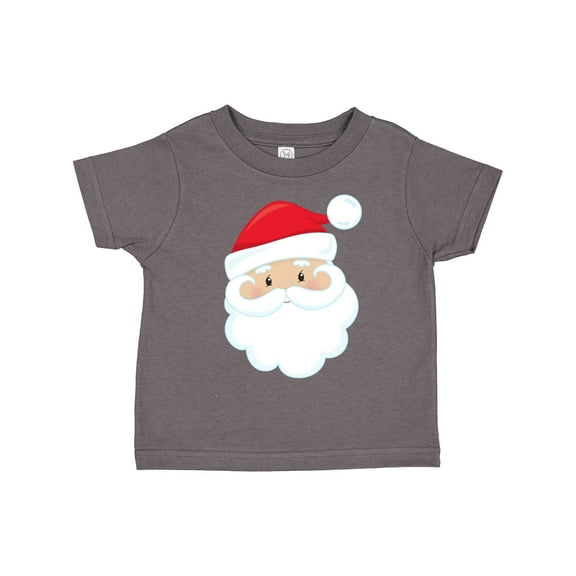 Inktastic Santa Claus, Smiling Santa, Santa Hat, Christmas Boys or Girls Toddler T-Shirt
