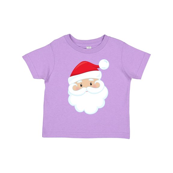Inktastic Santa Claus, Smiling Santa, Santa Hat, Christmas Boys or Girls Toddler T-Shirt