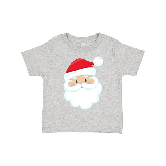 Inktastic Santa Claus, Smiling Santa, Santa Hat, Christmas Boys or Girls Toddler T-Shirt