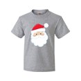thumbnail image 1 of Inktastic Santa Claus, Smiling Santa, Santa Hat, Christmas Youth T-Shirt, 1 of 5