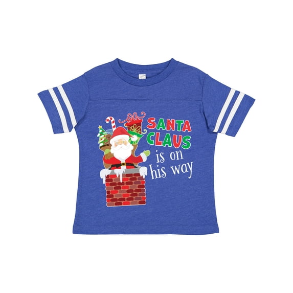 Inktastic Santa Claus is on His Way Christmas Boys or Girls Toddler T-Shirt
