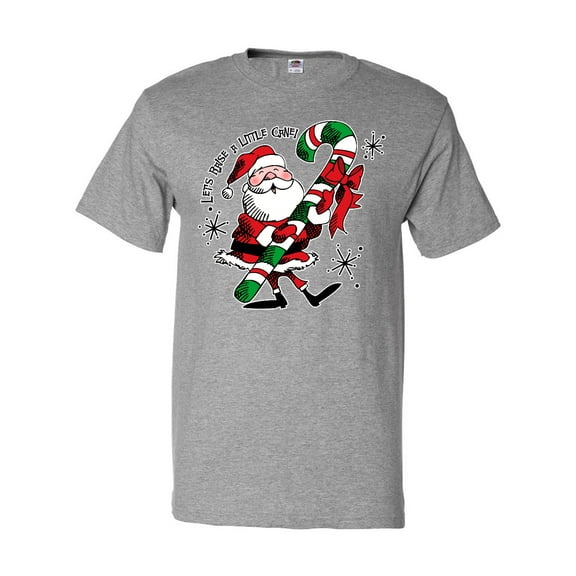 Inktastic Santa Raising Cane T-Shirt