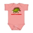 thumbnail image 1 of Inktastic Santa-Saurus Christmas Dinosaur Boys or Girls Baby Bodysuit, 1 of 5