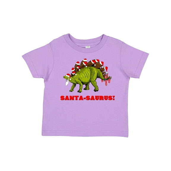 Inktastic Santa-saurus Christmas Dinosaur Boys or Girls Toddler T-Shirt