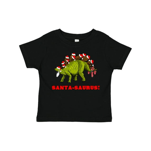Inktastic Santa-saurus Christmas Dinosaur Boys or Girls Toddler T-Shirt