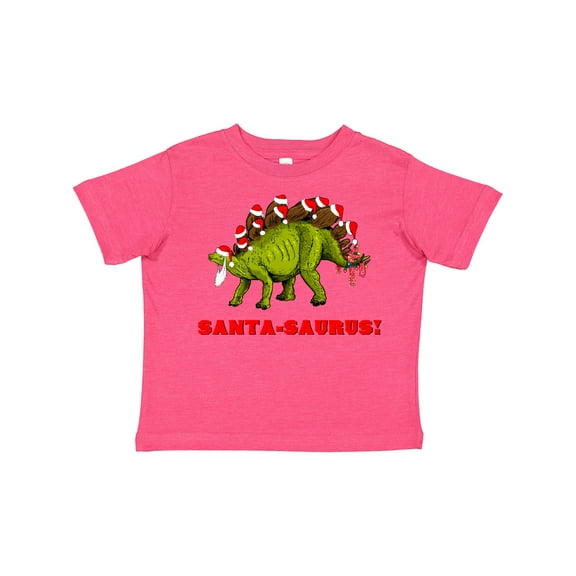 Inktastic Santa-saurus Christmas Dinosaur Boys or Girls Toddler T-Shirt