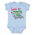 thumbnail image 1 of Inktastic Santa is Promoting Me to Big Brother Boys Baby Bodysuit, 1 of 5