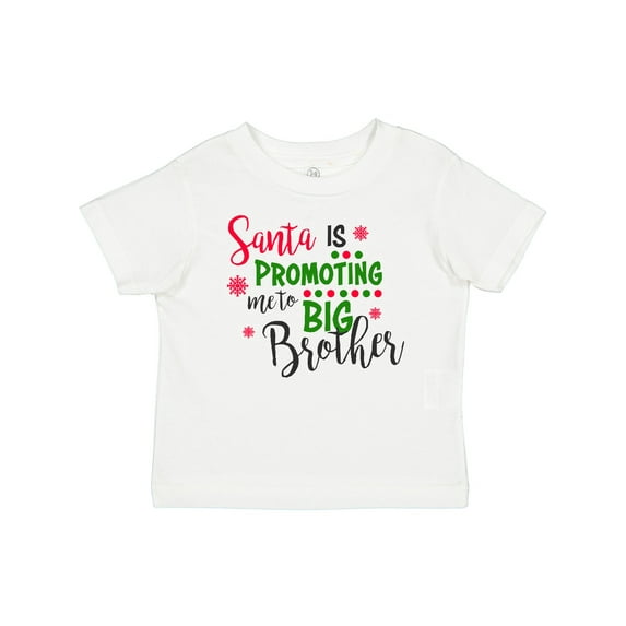 Inktastic Santa is Promoting Me to Big Brother Boys Baby T-Shirt