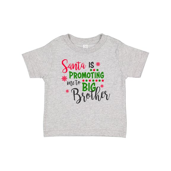 Inktastic Santa is Promoting Me to Big Brother Boys Baby T-Shirt