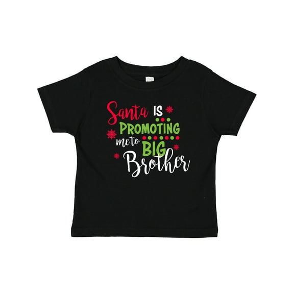 Inktastic Santa is Promoting Me to Big Brother Boys Baby T-Shirt