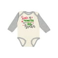 thumbnail image 1 of Inktastic Santa is Promoting Me to Big Brother Boys Long Sleeve Baby Bodysuit, 1 of 5