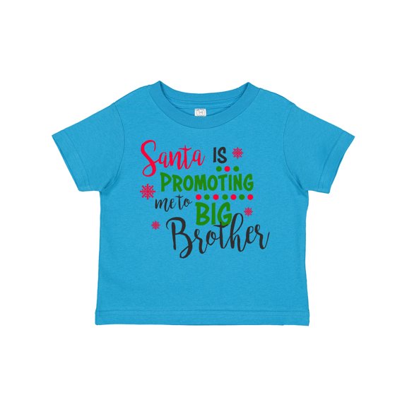 Inktastic Santa is Promoting Me to Big Brother Boys Toddler T-Shirt