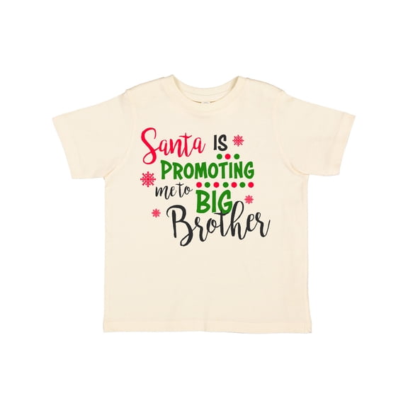 Inktastic Santa is Promoting Me to Big Brother Boys Toddler T-Shirt