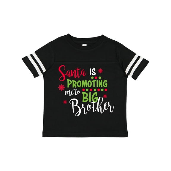 Inktastic Santa is Promoting Me to Big Brother Boys Toddler T-Shirt