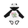 thumbnail image 1 of Inktastic Santa is Promoting Me to Big Brother Gift Baby Boy Long Sleeve Bodysuit, 1 of 4