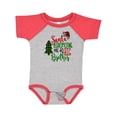 thumbnail image 1 of Inktastic Santa is Promoting Me to Big Brother Green Plaid Tree Boys Baby Bodysuit, 1 of 5