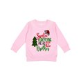 thumbnail image 1 of Inktastic Santa is Promoting Me to Big Brother Green Plaid Tree Toddler Sweatshirt, 1 of 4