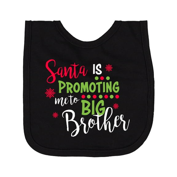 Inktastic Santa is Promoting Me to Big Brother Newborn Bib