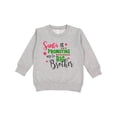 thumbnail image 1 of Inktastic Santa is Promoting Me to Big Brother Toddler Sweatshirt, 1 of 4