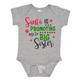 thumbnail image 1 of Inktastic Santa is Promoting Me to Big Sister Girls Baby Bodysuit, 1 of 5
