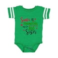 thumbnail image 1 of Inktastic Santa is Promoting Me to Big Sister Girls Baby Bodysuit, 1 of 5