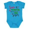 thumbnail image 1 of Inktastic Santa is Promoting Me to Big Sister Girls Baby Bodysuit, 1 of 5