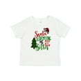 thumbnail image 1 of Inktastic Santa is Promoting Me to Big Sister Green Plaid Tree Girls Baby T-Shirt, 1 of 5