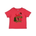 thumbnail image 1 of Inktastic Santa is Promoting Me to Big Sister Green Plaid Tree Girls Baby T-Shirt, 1 of 5