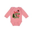thumbnail image 1 of Inktastic Santa is Promoting Me to Big Sister Green Plaid Tree Girls Long Sleeve Baby Bodysuit, 1 of 5