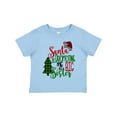 thumbnail image 1 of Inktastic Santa is Promoting Me to Big Sister Green Plaid Tree Girls Toddler T-Shirt, 1 of 5